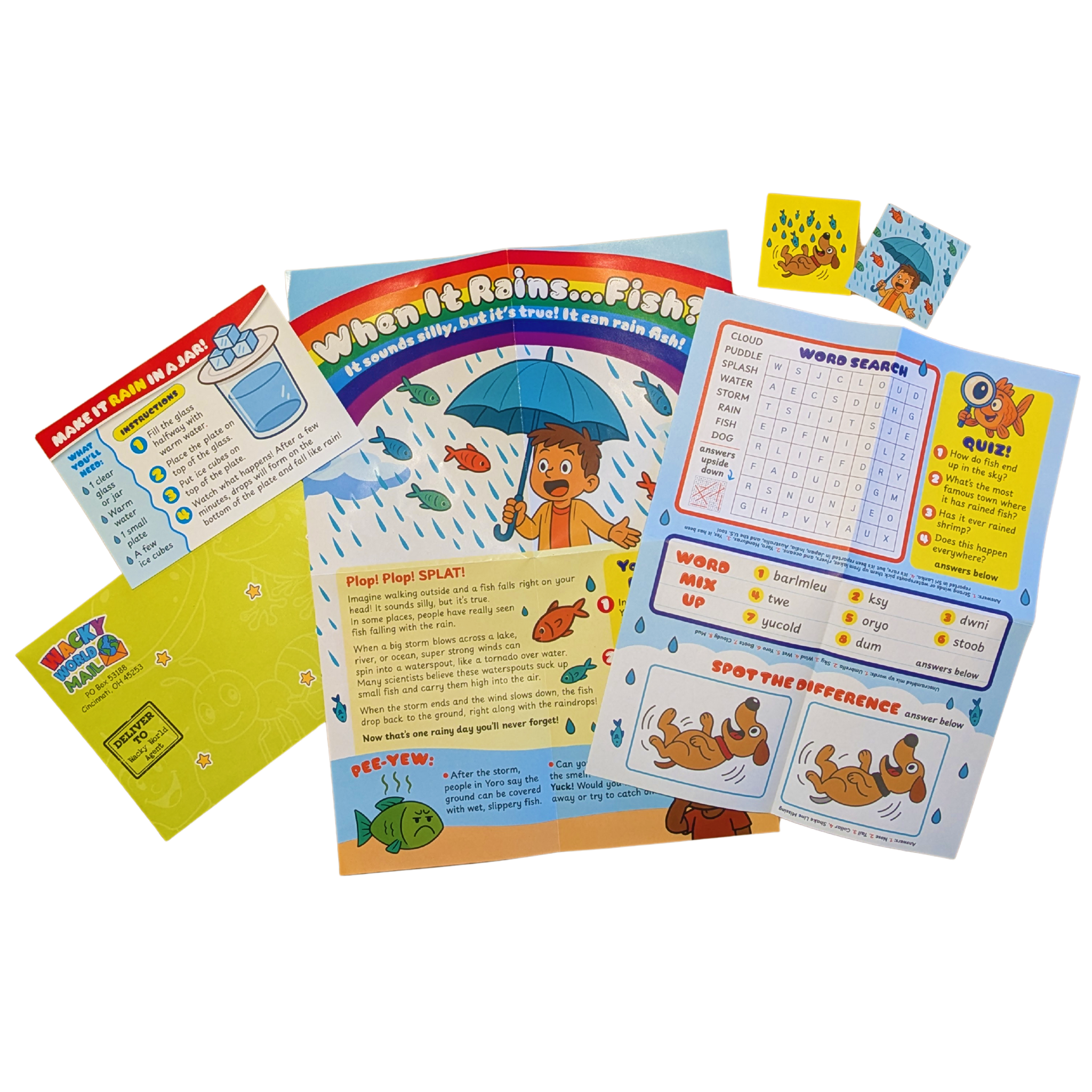 Wacky World Mail Experience | Monthly Delivery - Wacky World Mail